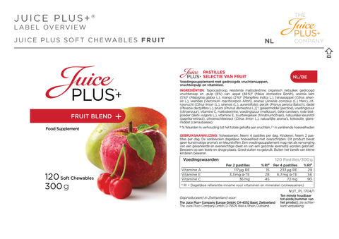 Fruit & Vegetable Blend Chewables (Healthy Starts 4-12)